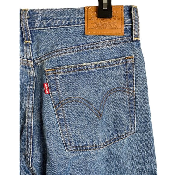 Levi’s premium women’s wedgie hidden button fly tapered‎ jeans 29 - Picture 8 of 8